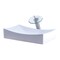 Novatto Porcelain Vessel Sink Combo with Brushed Nickel Faucet, Drain and Sealer NSFC-0114117003BN - alternate 3